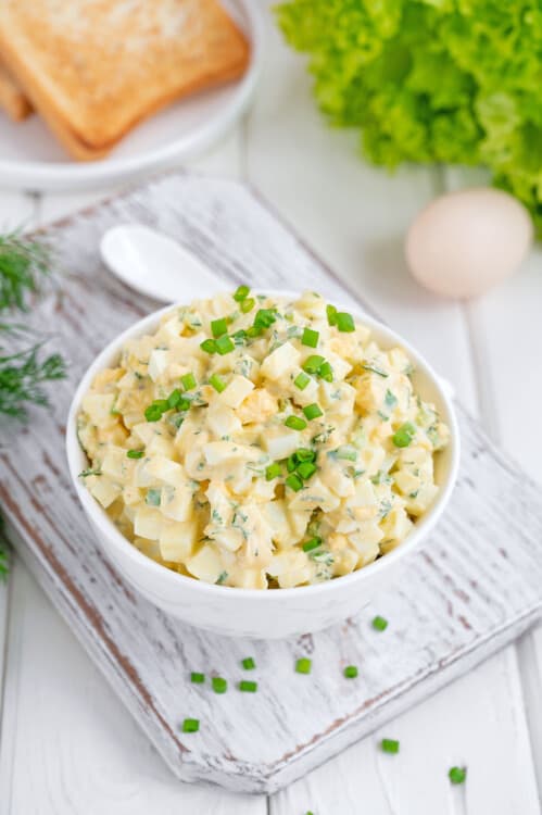 Creamy Dill Egg Salad Peace Love And Low Carb   Creamy Dill Egg Salad 2 499x750 