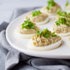 Pesto Deviled Eggs-image