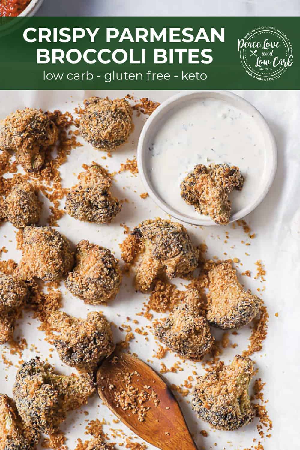 Crispy Parmesan Broccoli Bites Peace Love and Low Carb