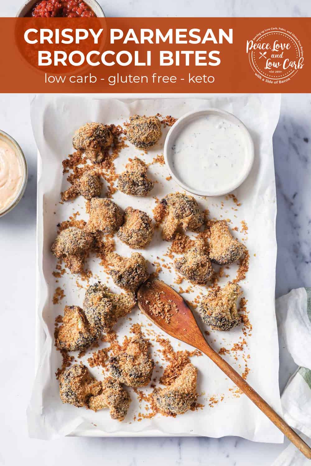 Crispy Parmesan Broccoli Bites Peace Love and Low Carb
