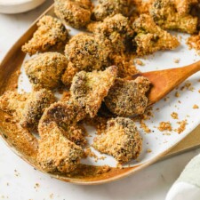Crispy Parmesan Broccoli Bites