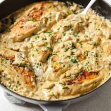 Creamy Chicken Stroganoff (Keto)-image