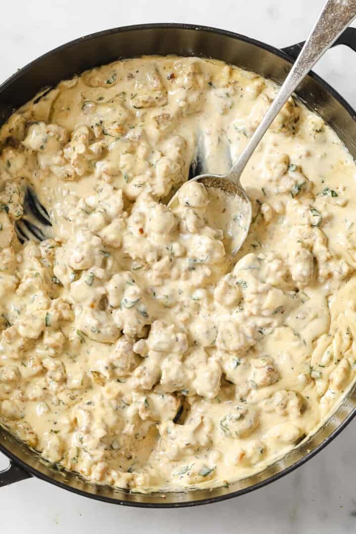 Keto Sausage Gravy Peace Love and Low Carb