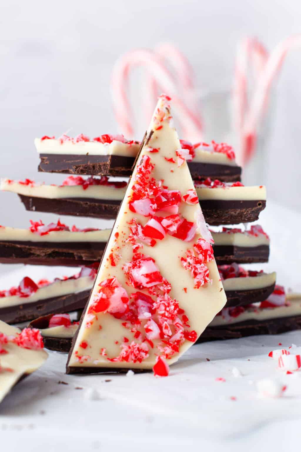 Keto Peppermint Bark Peace Love and Low Carb
