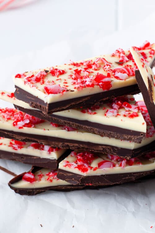 Keto Peppermint Bark Peace Love and Low Carb