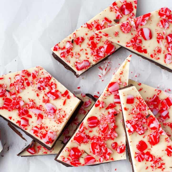 Keto Peppermint Bark Peace Love and Low Carb