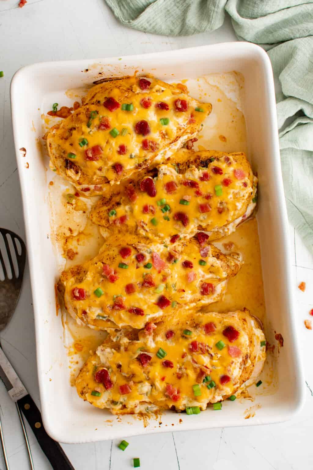 Keto Crack Chicken (Cheesy Bacon Ranch Chicken) - Peace Love and Low Carb