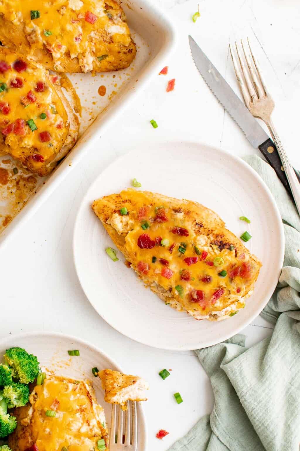 Keto Crack Chicken (Cheesy Bacon Ranch Chicken) - Peace Love and Low Carb