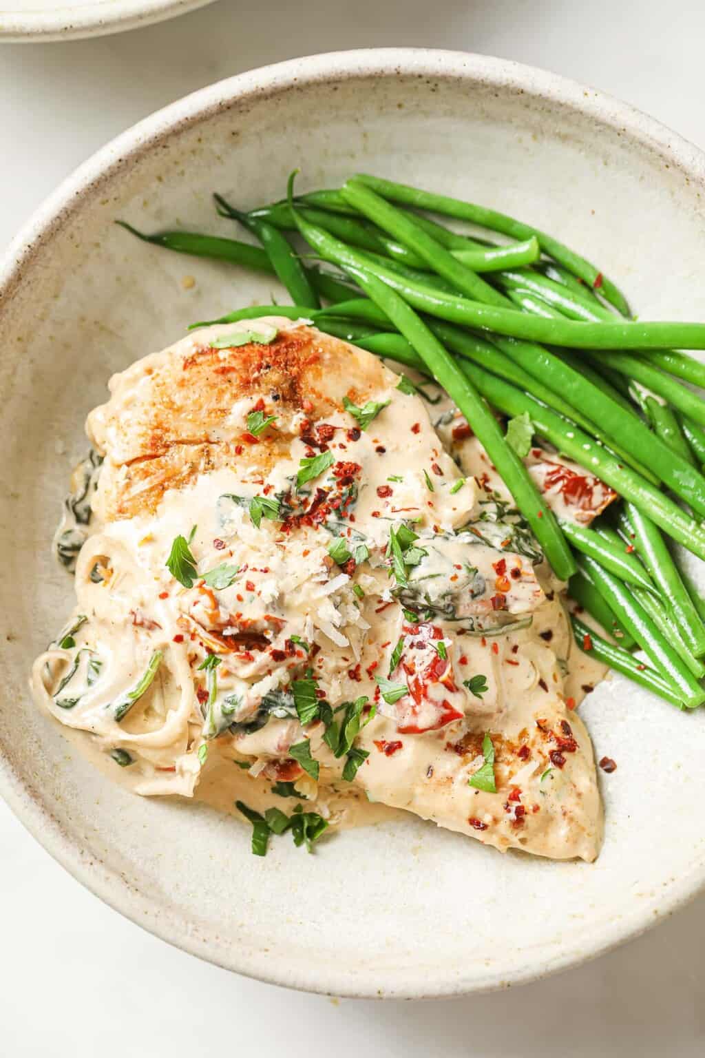 Creamy Keto Tuscan Chicken (Marry Me Chicken) - Peace Love And Low Carb