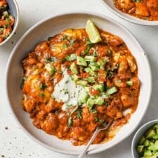 Keto Chicken Enchilada Bowls-image