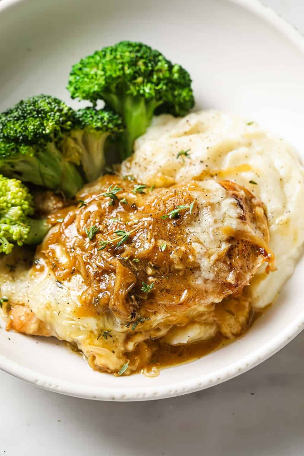 Keto French Onion Chicken - Peace Love and Low Carb