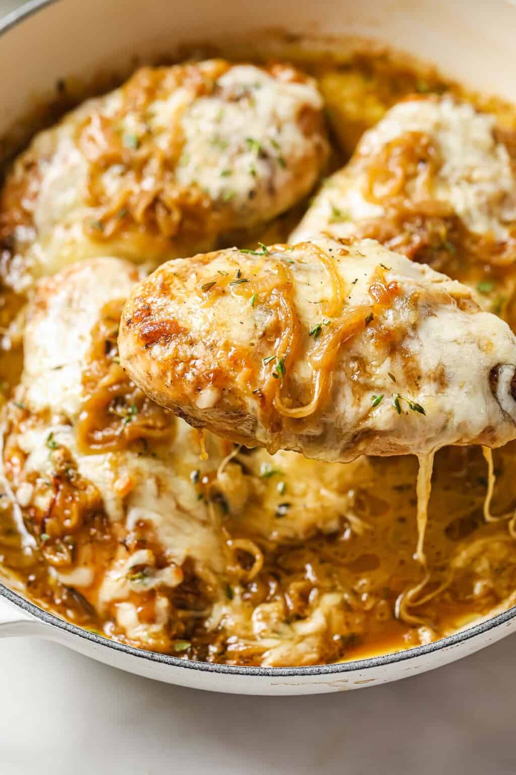 Keto French Onion Chicken - Peace Love and Low Carb