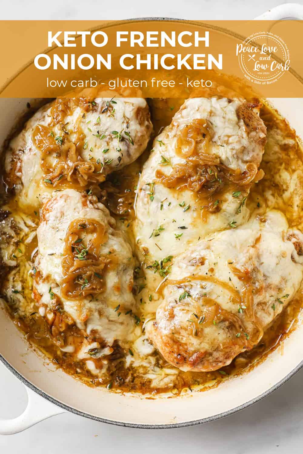 Keto French Onion Chicken Peace Love and Low Carb