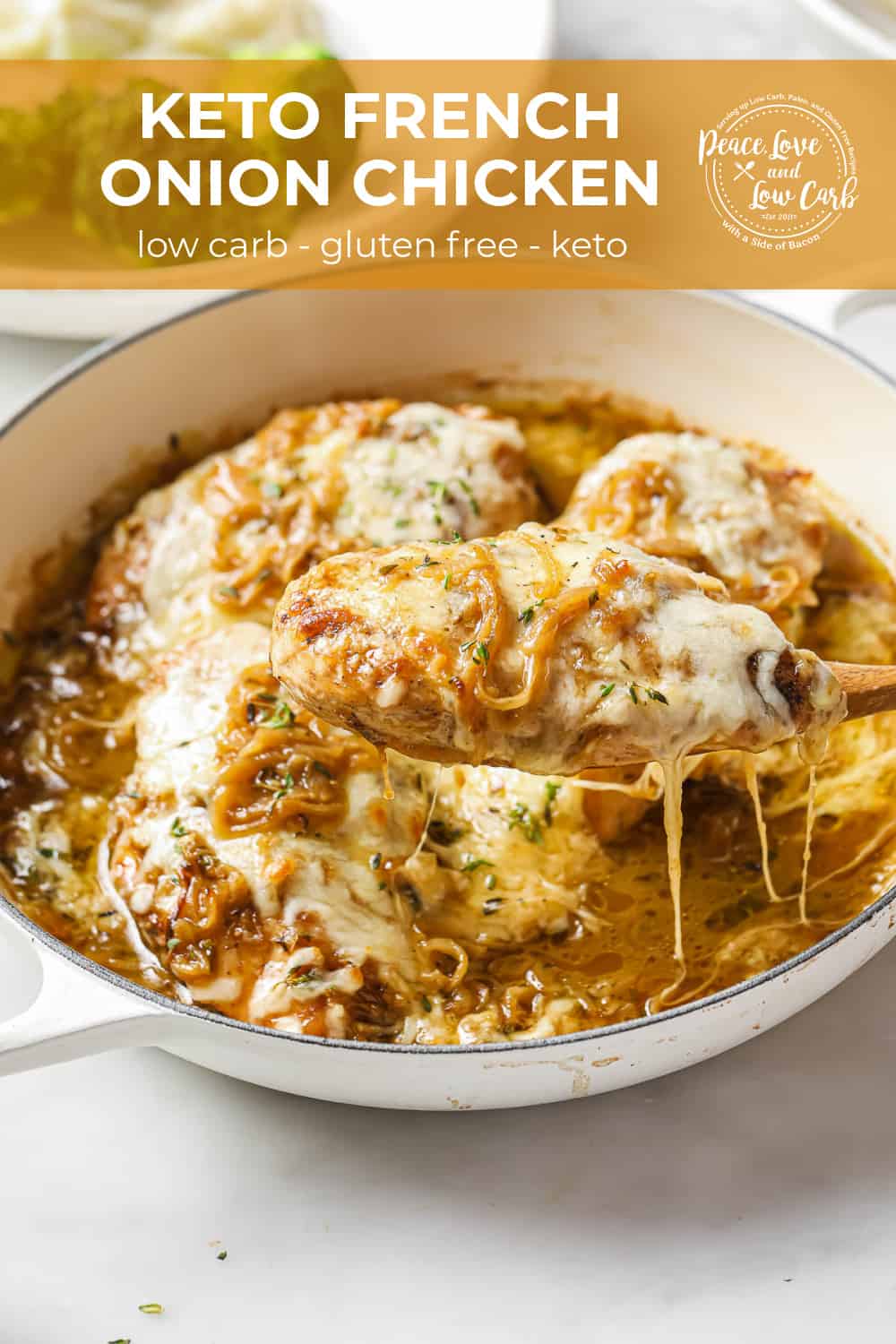 Keto French Onion Chicken Peace Love and Low Carb