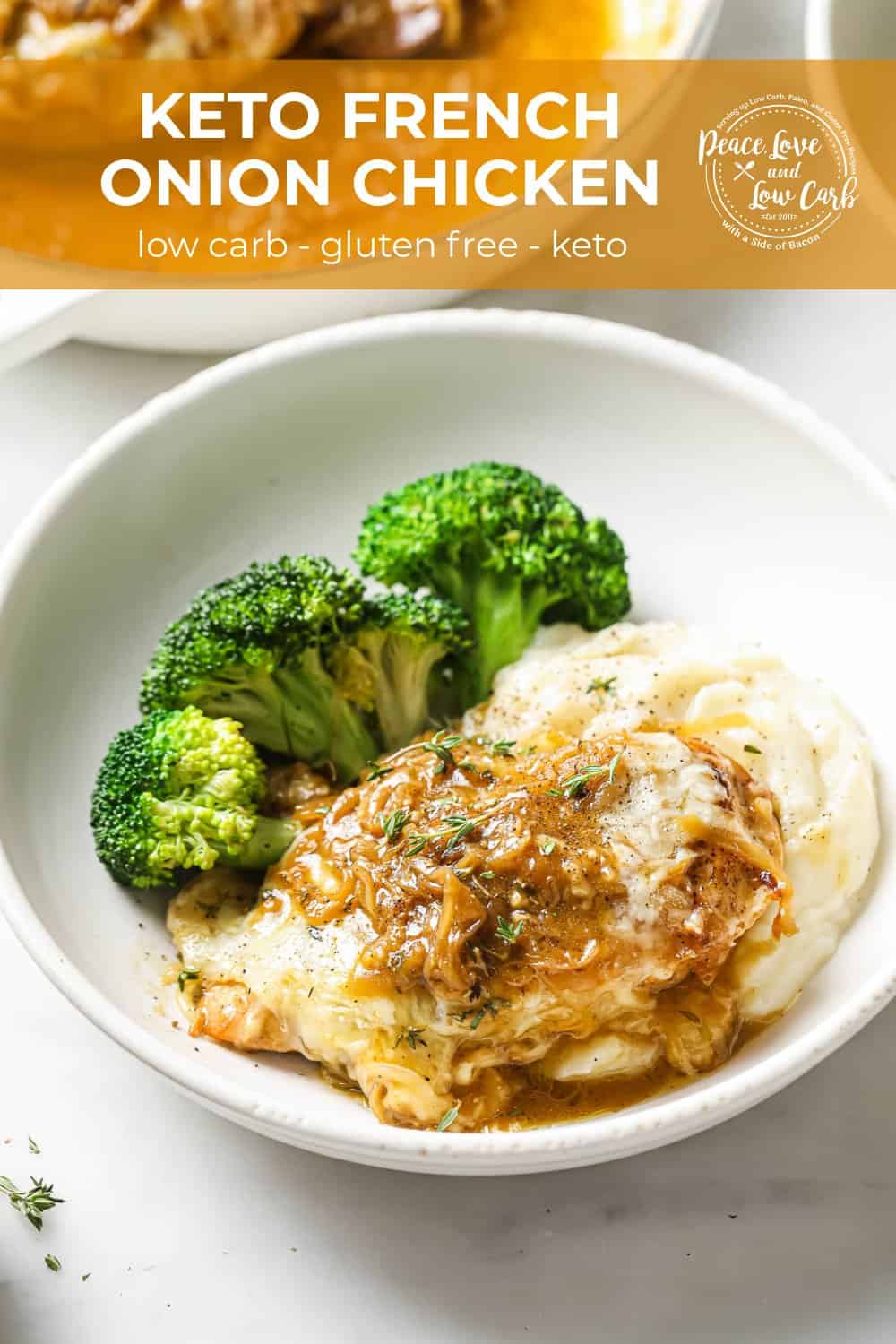 Keto French Onion Chicken Peace Love and Low Carb