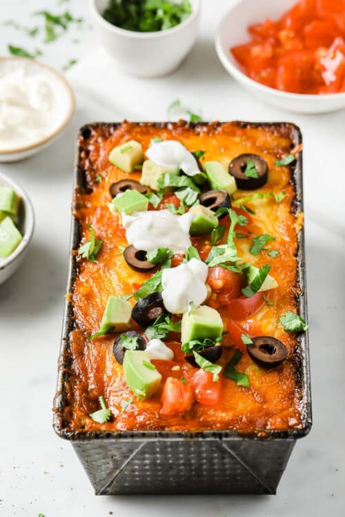 Keto Taco Lasagna - Peace Love and Low Carb